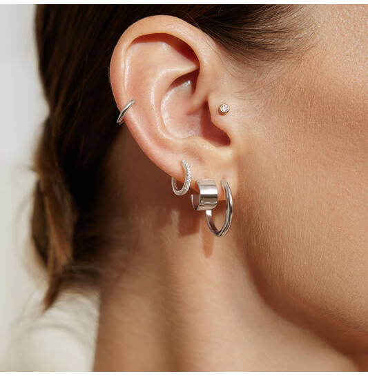  Voque Maven - Earrings - Silver / Rhodium plated